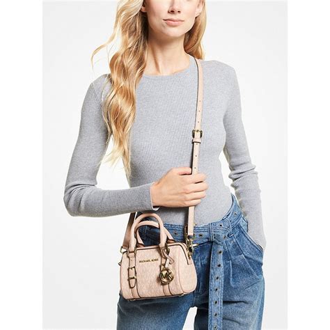 michael kors bedford small duffle satchel|Michael Kors Women's Bedford Travel Duffle Satchel Bag .